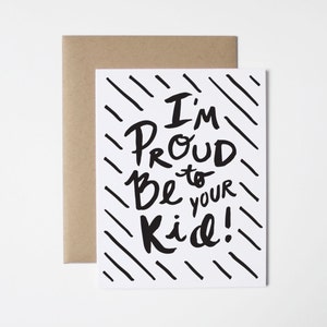 Father's Day Card- Proud Kid
