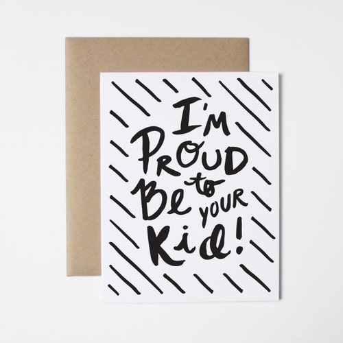 Father's Day Card- Proud Kid