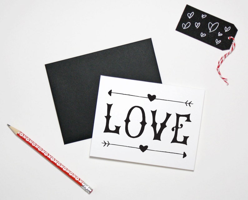 Love Lettered Anniversary Card Wedding Card
