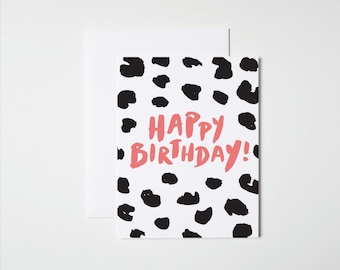 Birthday Card- Cheetah