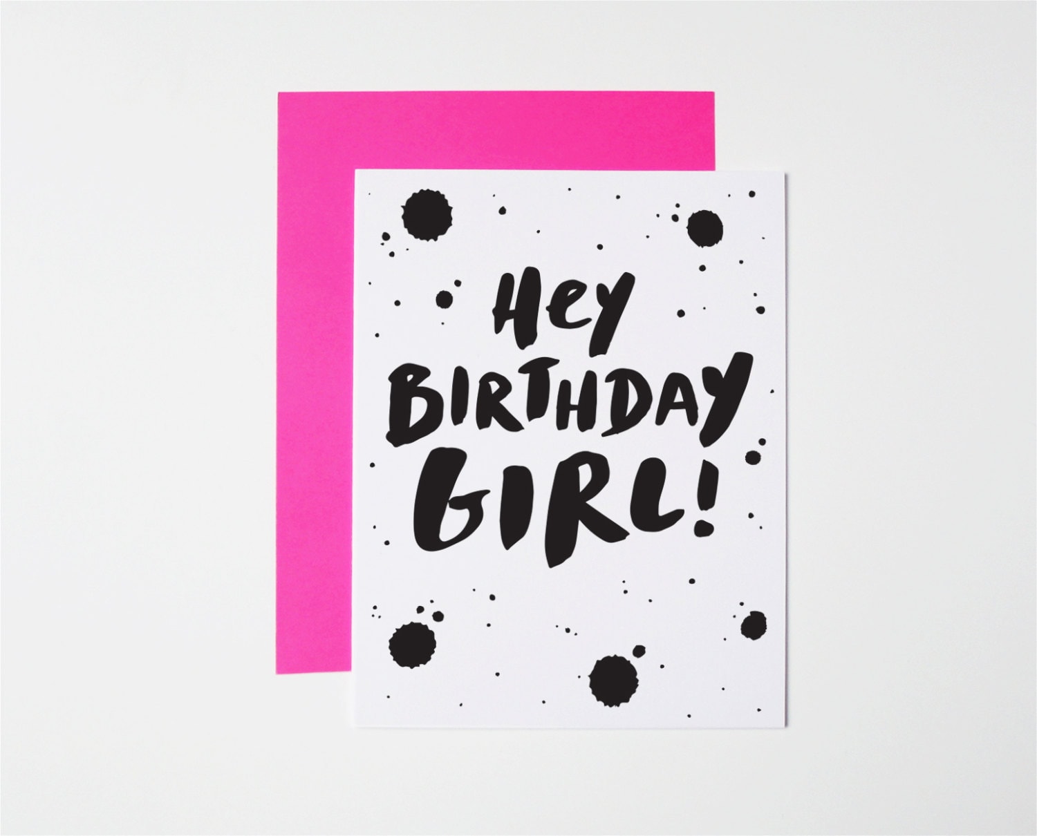 Birthday Card Hey Birthday Girl - Etsy