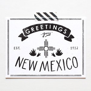 State of New Mexico Postcard