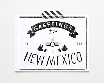 State of New Mexico Postcard