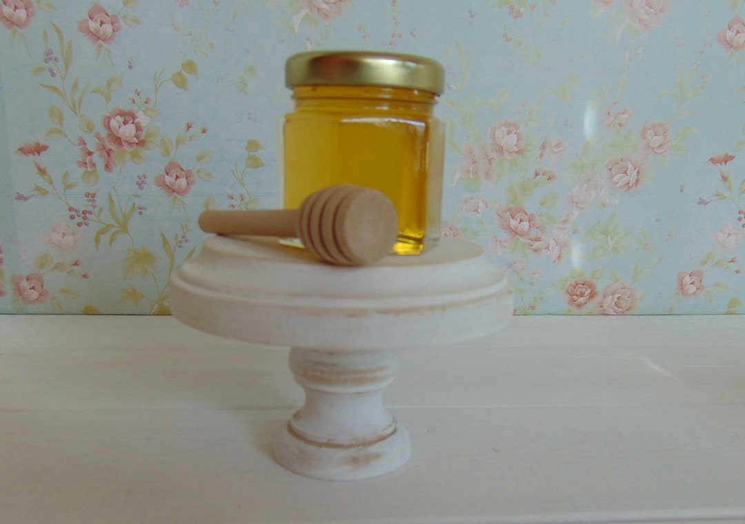 Small Wood Riser, Farmhouse Pedestal Riser Stand, Cupcake Stand, Coffee ...