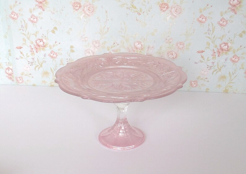 Pink Cake Stand Small Cake Stand Cake Smash Baby Shower Etsy