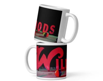 Wildwoods Sign Coffee Mug, Wildwood NJ Beach Ball Photo Mug, Full Wrap