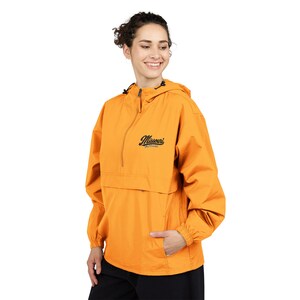 Missouri Football Embroidered Anorak Jacket, Champion Packable Pullover Windbreaker, Vintage Script Missouri Game Day Jacket, Gold image 5