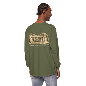 Hyde Park Kansas City Long Sleeve, 64109 Zip Code Shirt, Vintage KC Neighborhood Tee, Comfort Colors Long Sleeve, KC Gift image 19