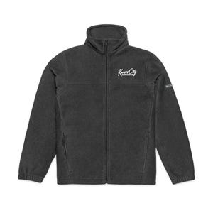 Kansas City Embroidered Fleece Jacket | Columbia Full Zip Fleece | KC Script Embroidery | Gift for Him or Her image 10