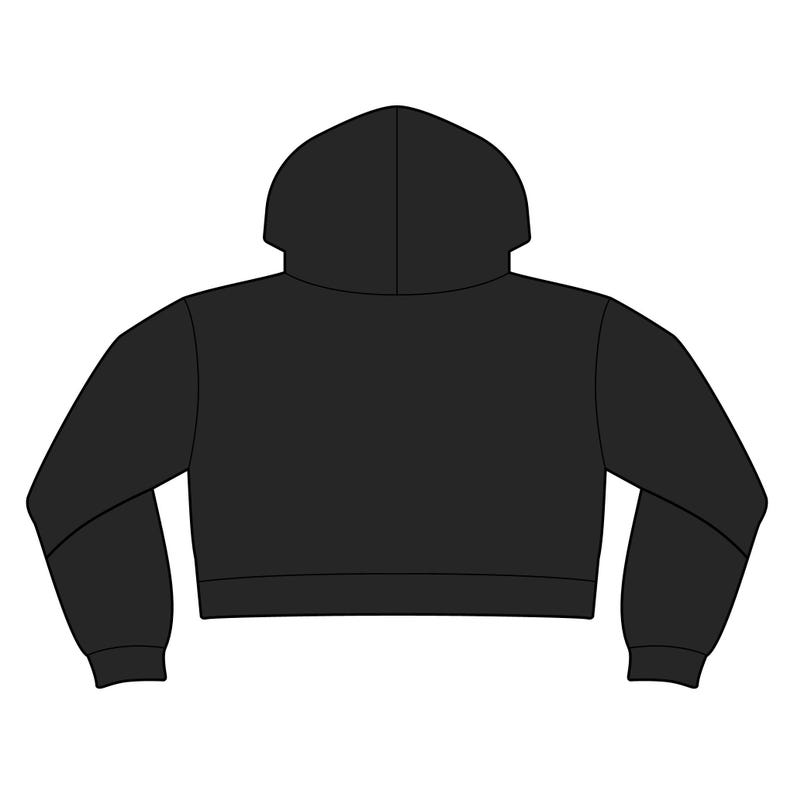 Kansas City Football Club Cropped Hoodie | Women’s Vintage KC Sports Sweatshirt | Premium Fleece Crop Hoodie image 3