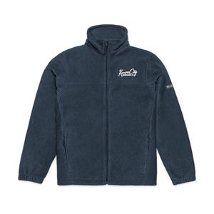 Kansas City Embroidered Fleece Jacket | Columbia Full Zip Fleece | KC Script Embroidery | Gift for Him or Her image 11