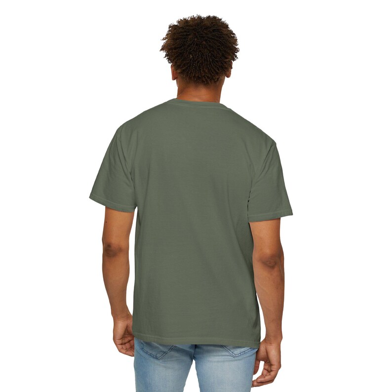 Aura Merchant Tee | Minimalist Pocket Print Shirt | Funny Gen Z Slang Comfort Colors Tee | Gift for Him image 18