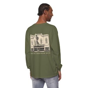 18th and Vine Kansas City Long Sleeve, 64108 Zip Code Shirt, KC Jazz District Tee, Vintage Comfort Colors Long Sleeve, KC Gift image 19
