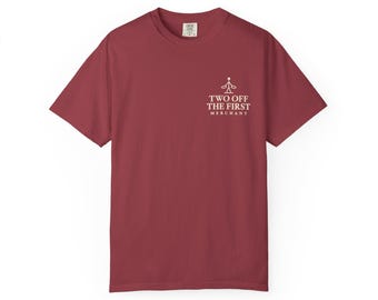 Two Off the First Disc Golf T-Shirt | Funny Disc Golfer Tee | Vintage Comfort Colors Shirt | Disc Golf Gift