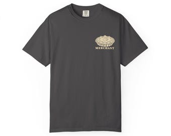 Cream Pie Merchant Tee | Minimalist Pocket Print Shirt | Funny Dessert Comfort Colors Tee | Gift for Him