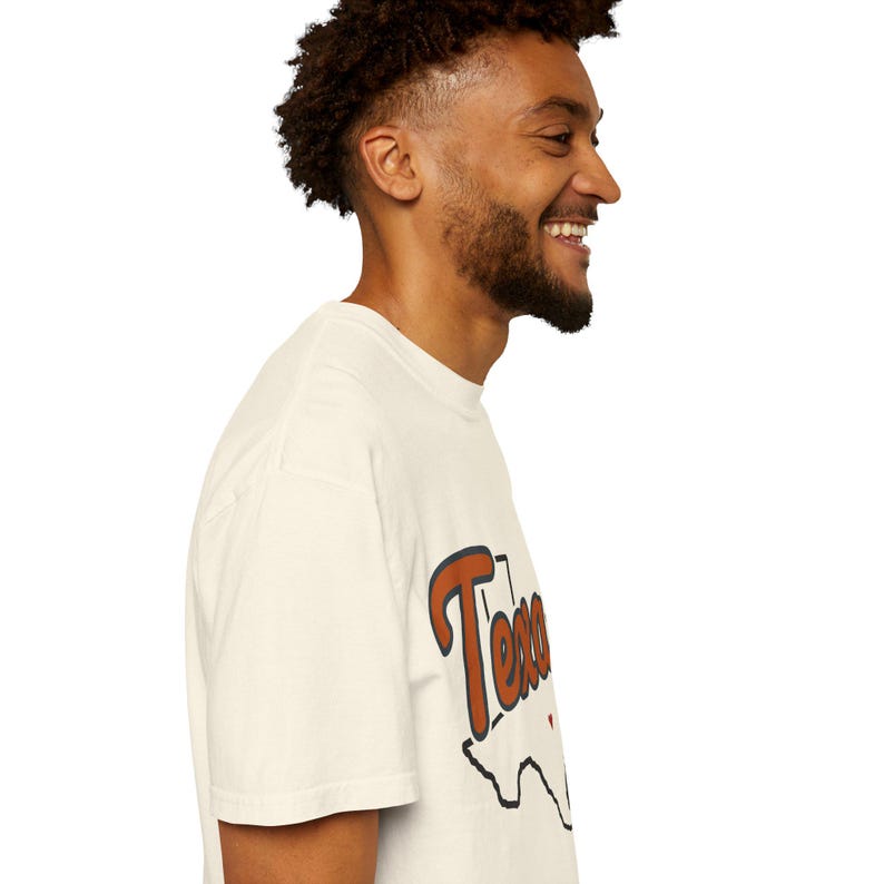 Camiseta con el logo de Texas / Camiseta vintage Comfort Colors / Corazón en Austin / Regalo de Texas imagen 11