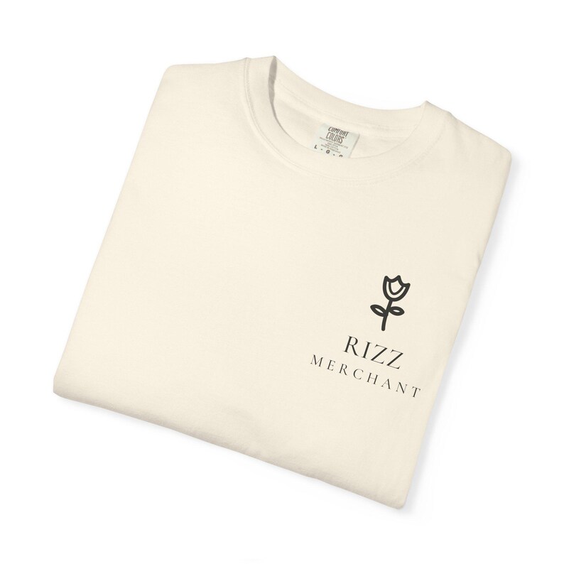 Camiseta Rizz Merchant / Camiseta minimalista con estampado de bolsillo / Camiseta divertida con jerga y colores cómodos / Regalo para él imagen 5
