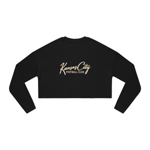 Kansas City Football Club Cropped Sweatshirt, Women's KC Crop Crewneck, Kansas City Football Sweatshirt, Game Day Crop Top, KC Gift image 9