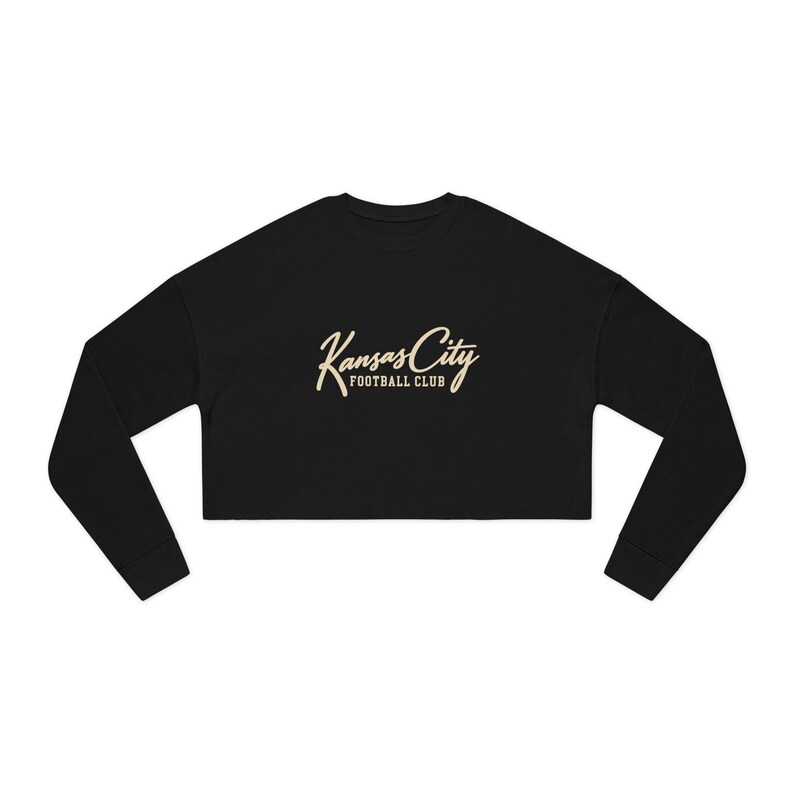 Kansas City Football Club Cropped Sweatshirt, Women's KC Crop Crewneck, Kansas City Football Sweatshirt, Game Day Crop Top, KC Gift image 9