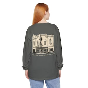 18th and Vine Kansas City Long Sleeve, 64108 Zip Code Shirt, KC Jazz District Tee, Vintage Comfort Colors Long Sleeve, KC Gift image 14