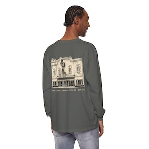 18th and Vine Kansas City Long Sleeve, 64108 Zip Code Shirt, KC Jazz District Tee, Vintage Comfort Colors Long Sleeve, KC Gift image 18