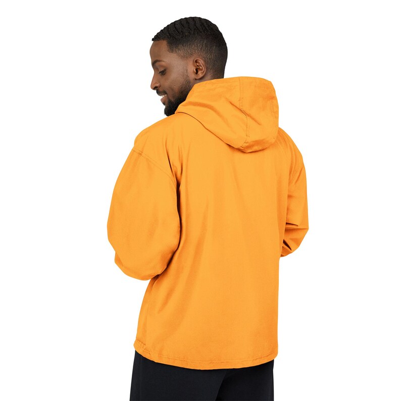 Missouri Football Embroidered Anorak Jacket, Champion Packable Pullover Windbreaker, Vintage Script Missouri Game Day Jacket, Gold image 4