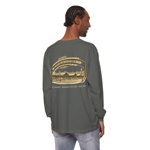 City Market Kansas City Long Sleeve Shirt, 64106 Zip Code Tee, Vintage KC Neighborhood Shirt, Comfort Colors, Kansas City Gift image 18