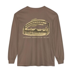 City Market Kansas City Long Sleeve Shirt, 64106 Zip Code Tee, Vintage KC Neighborhood Shirt, Comfort Colors, Kansas City Gift image 2