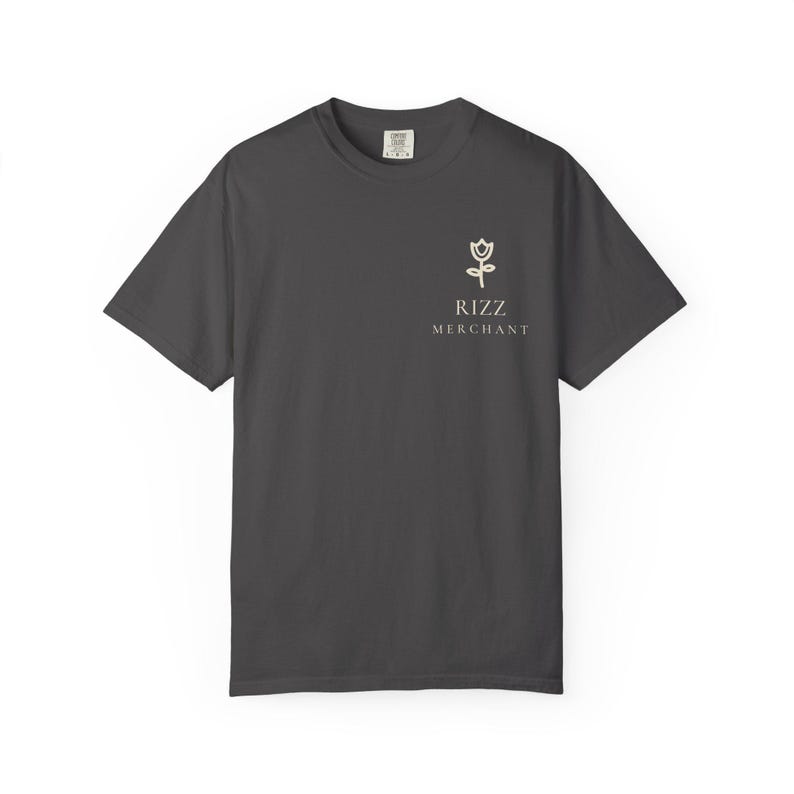 Camiseta Rizz Merchant / Camiseta minimalista con estampado de bolsillo / Camiseta divertida con jerga y colores cómodos / Regalo para él imagen 2