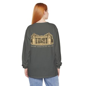 Hyde Park Kansas City Long Sleeve, 64109 Zip Code Shirt, Vintage KC Neighborhood Tee, Comfort Colors Long Sleeve, KC Gift image 14