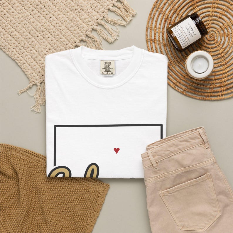 Colorado Script State Tee | Vintage Comfort Colors Shirt | Heart on Denver | Colorado Gift image 14