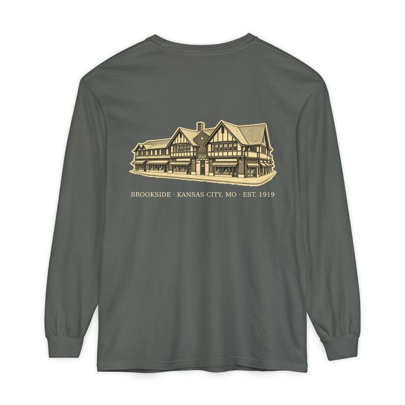 Brookside Kansas City Long Sleeve, 64113 Zip Code Shirt, Vintage KC Neighborhood Tee, Comfort Colors Long Sleeve, KC Gift image 4