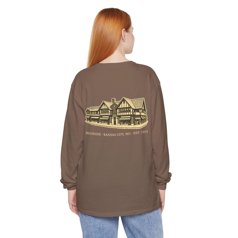 Brookside Kansas City Long Sleeve, 64113 Zip Code Shirt, Vintage KC Neighborhood Tee, Comfort Colors Long Sleeve, KC Gift image 13