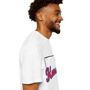 Kansas Script State Tee | Vintage Comfort Colors Shirt | Heart on Topeka | Kansas Gift image 11