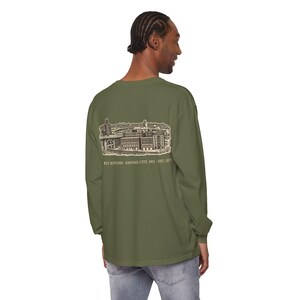 West Bottoms Kansas City Long Sleeve, 64101 Zip Code Shirt, Vintage KC Neighborhood Tee, Comfort Colors Long Sleeve, KC Gift image 19