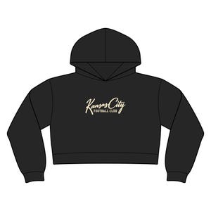 Kansas City Football Club Cropped Hoodie | Women’s Vintage KC Sports Sweatshirt | Premium Fleece Crop Hoodie image 1
