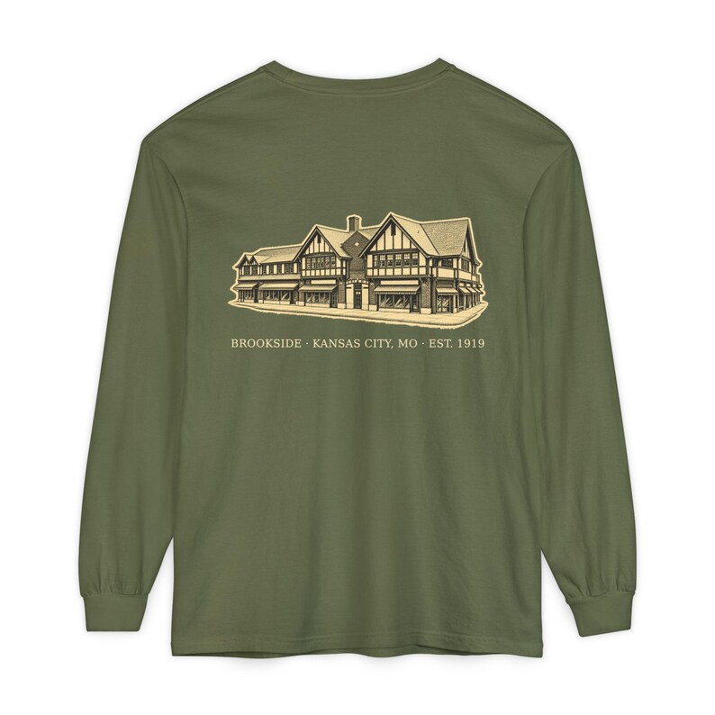 Brookside Kansas City Long Sleeve, 64113 Zip Code Shirt, Vintage KC Neighborhood Tee, Comfort Colors Long Sleeve, KC Gift image 6