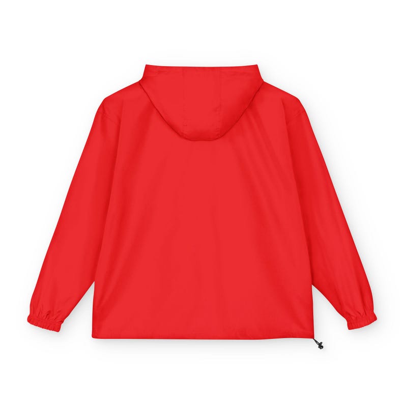 Kansas Basketball Embroidered Anorak Jacket, Red Champion Packable Pullover, Kansas Script Windbreaker, Game Day Jacket, Kansas Fan Gift image 3