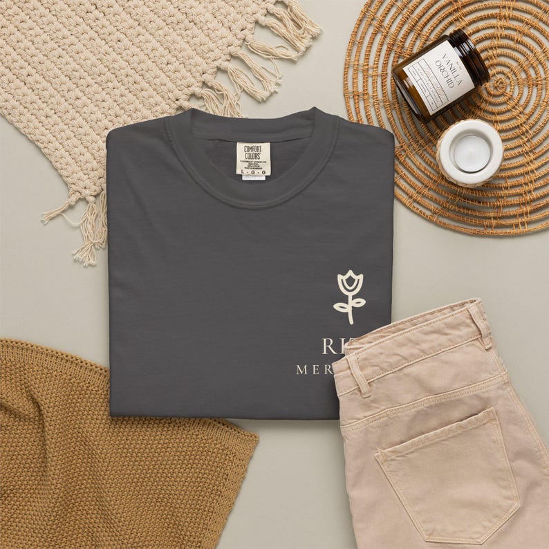 Camiseta Rizz Merchant / Camiseta minimalista con estampado de bolsillo / Camiseta divertida con jerga y colores cómodos / Regalo para él imagen 8