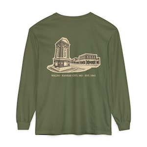 Waldo Kansas City Long Sleeve, 64114 Zip Code Shirt, Vintage KC Neighborhood Tee, Comfort Colors Long Sleeve, Kansas City Gift image 6