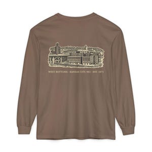 West Bottoms Kansas City Long Sleeve, 64101 Zip Code Shirt, Vintage KC Neighborhood Tee, Comfort Colors Long Sleeve, KC Gift image 2