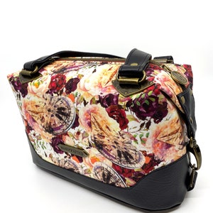 Floral Spaceships Brooklyn Handbag image 2