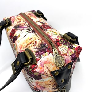 Floral Spaceships Brooklyn Handbag image 3