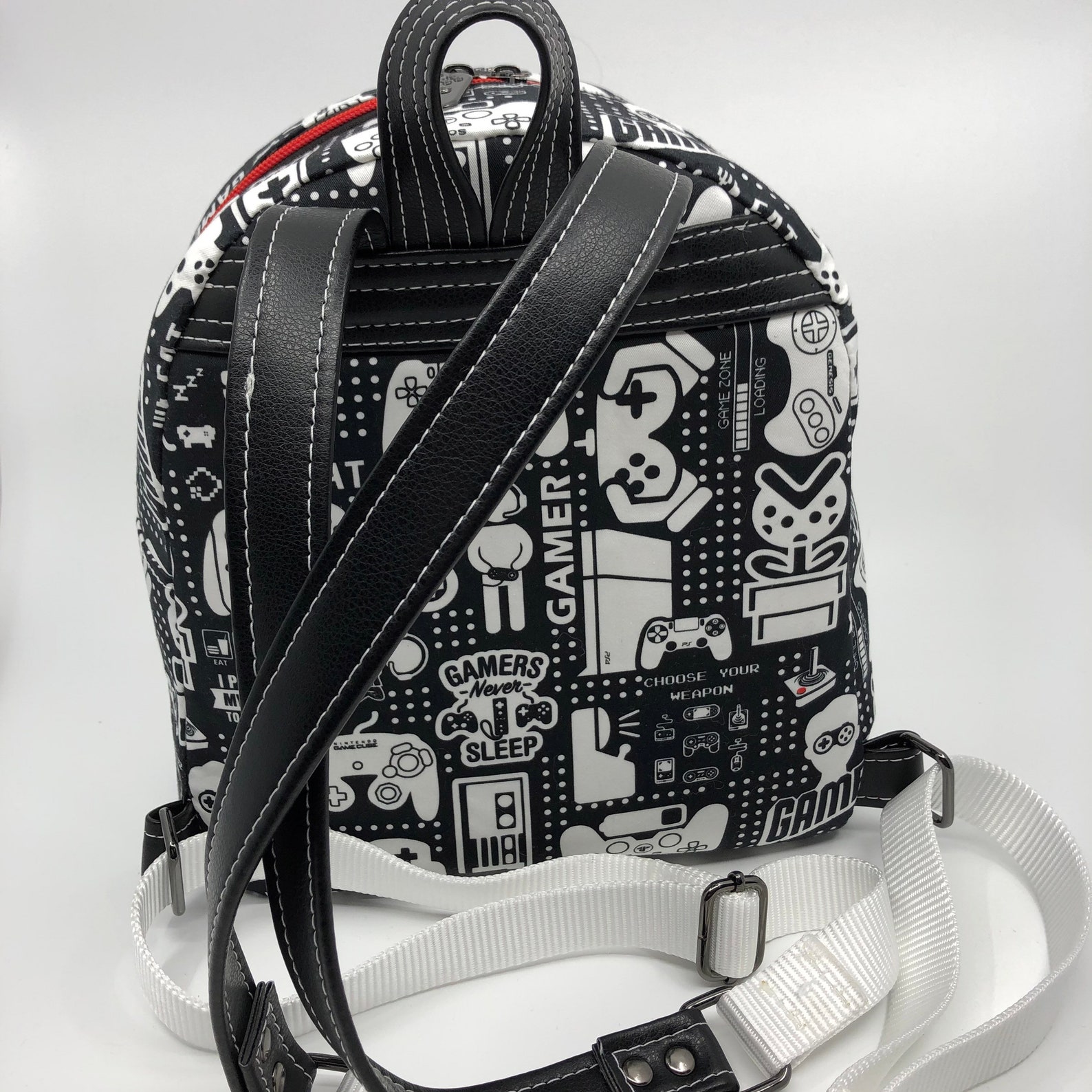 Mini Backpack Gamer Nintendo Video Games Adult Backpack Bag Etsy