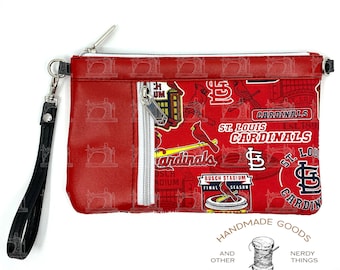 STL Cardinals - Cards - MLB - Baseball - Clutch - Wristlet - Crossbody Bag - Great Gift Idea