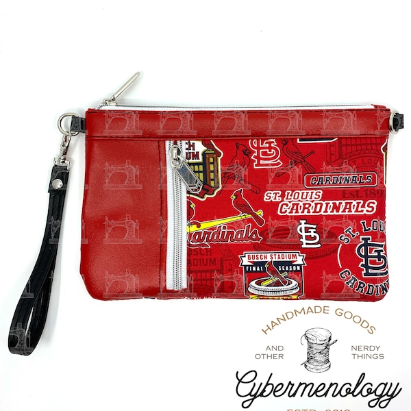 STL Cardinals - Cards - MLB - Baseball - Clutch - Wristlet - Crossbody Bag - Great Gift Idea