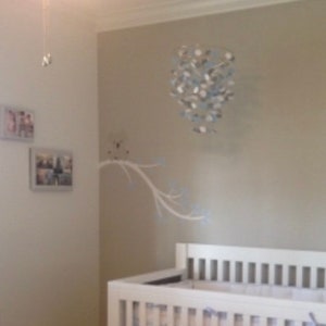 Cirkel Kroonluchter - Nursery Room Decor - 3D Circle Mobile - Nursery Mobiles - Custom Paper Mobile - Wedding Decor - Papieren Kroonluchter