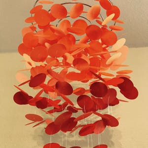 Circle Chandelier - Nursery Room Decor - 3D Circle Mobile - Nursery Mobiles - Custom Paper Mobile - Wedding Decor - Paper Chandelier