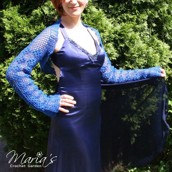 Royal Blue Shrug Cardigan - Etsy