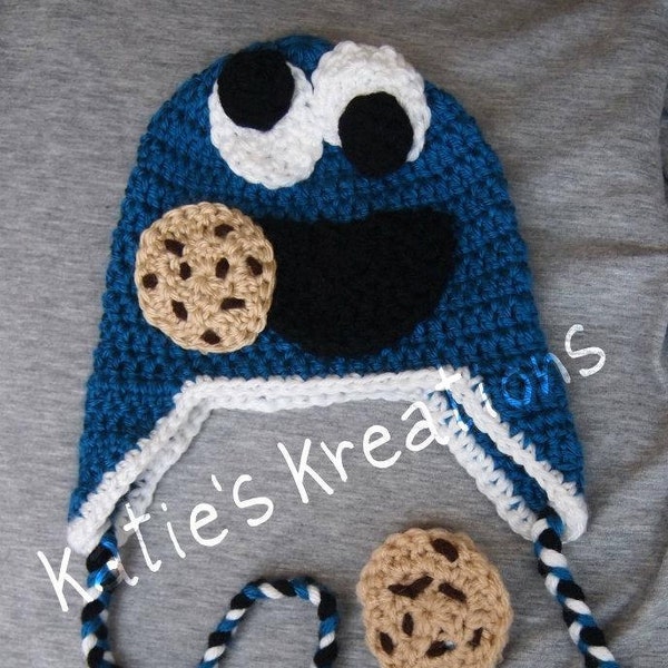 PATTERN: Cookie Monster Inspired Hat
